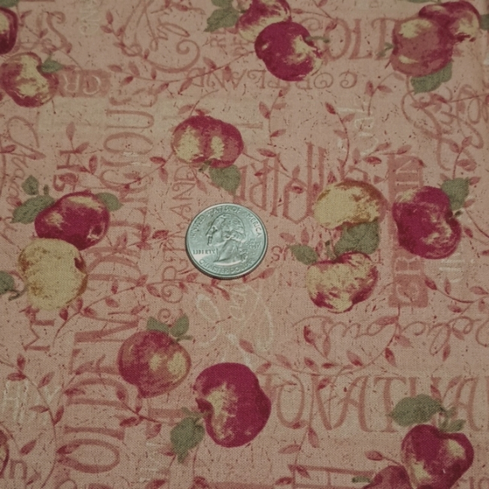 2/$15 .33yd Cider Mill Road 03723 Benartex Apple Harvest Fabric Nancy Halverson